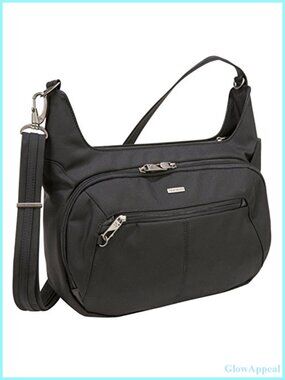 Travelon Anti-Theft Concealed Carry Hobo Messenger Crossbody Bag